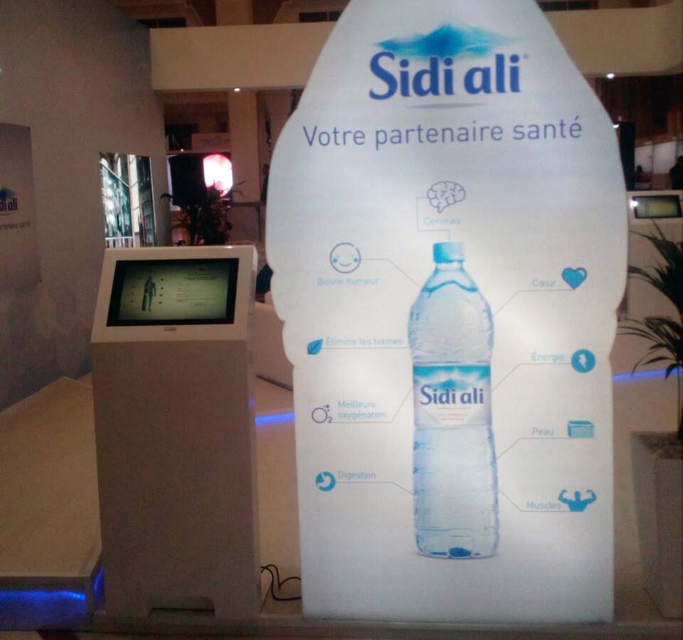 borne tactile fabriquée par Maborne pour Sidi ali