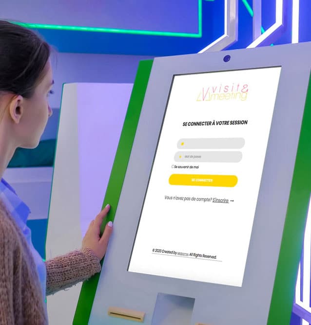 borne tactile pour les entreprises