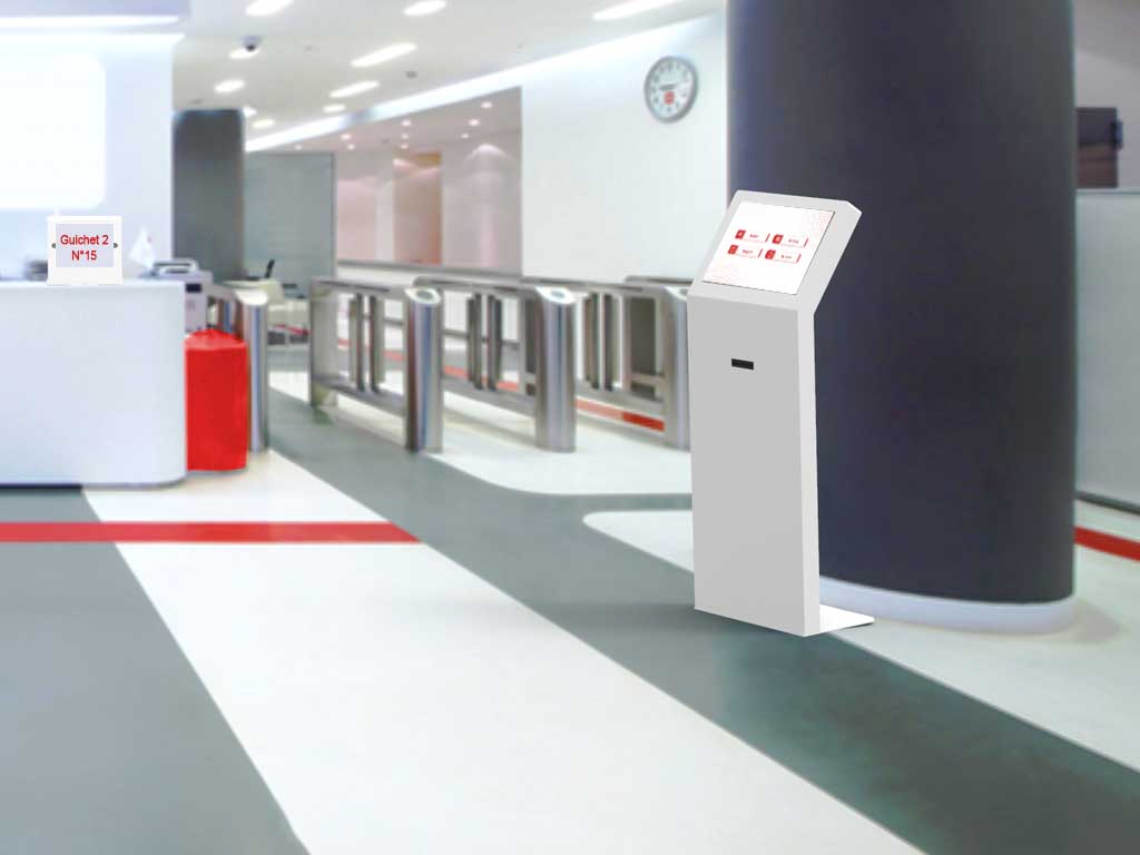 gérer le file d'attente des passagers dans la gare avec notre solution