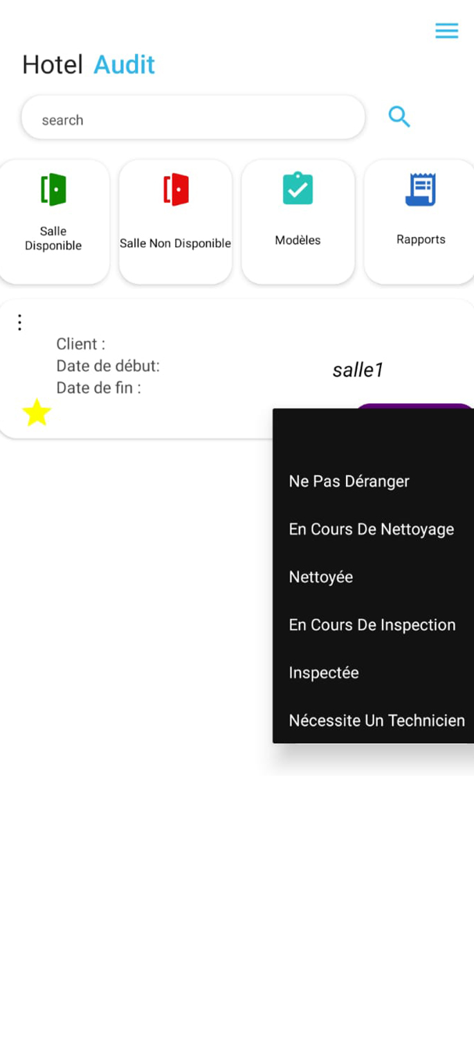 Situation des salles