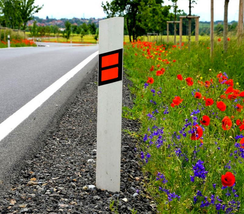borne de route