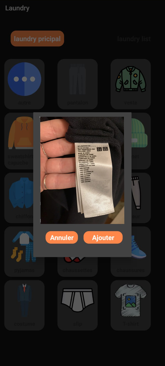 Tracabilite article