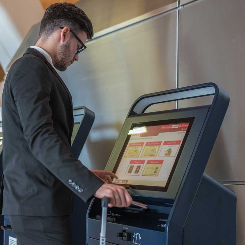 borne de paiement