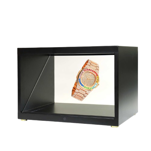 Hologramme Box affichant un visuel 3D