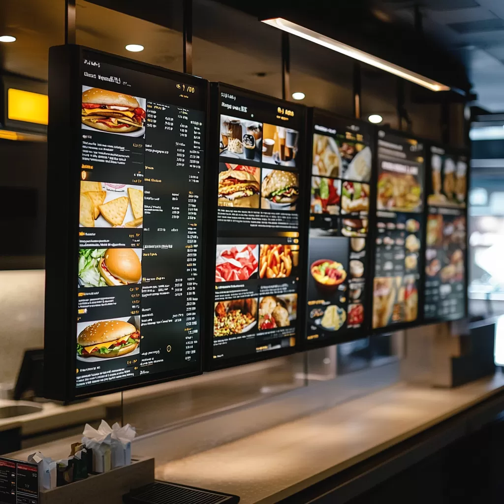Écran de menu