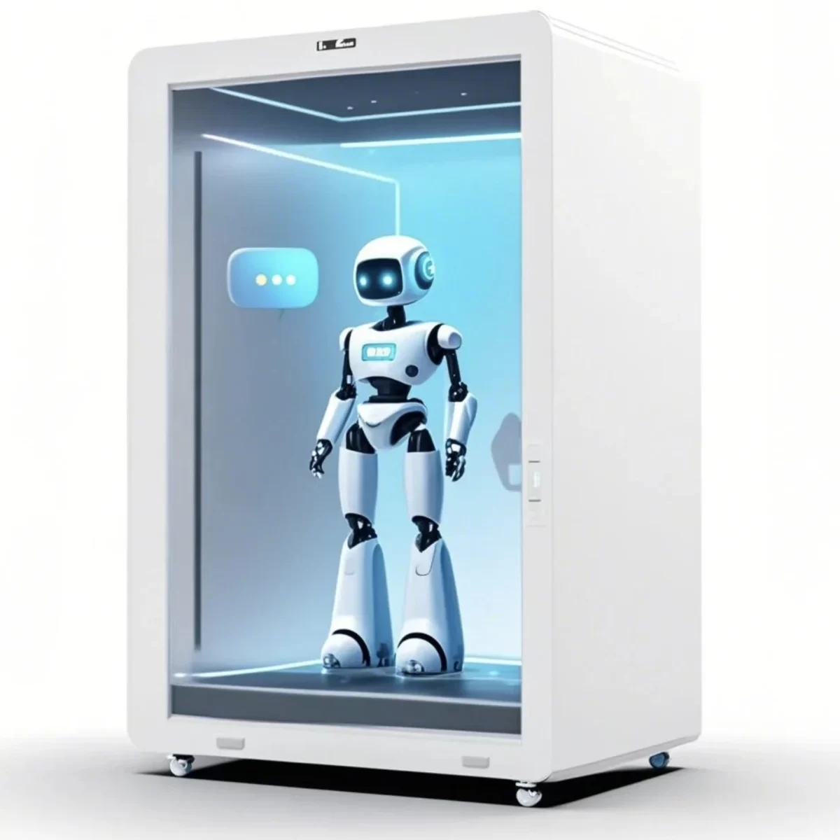 Personnage virtuel en hologramme 3D