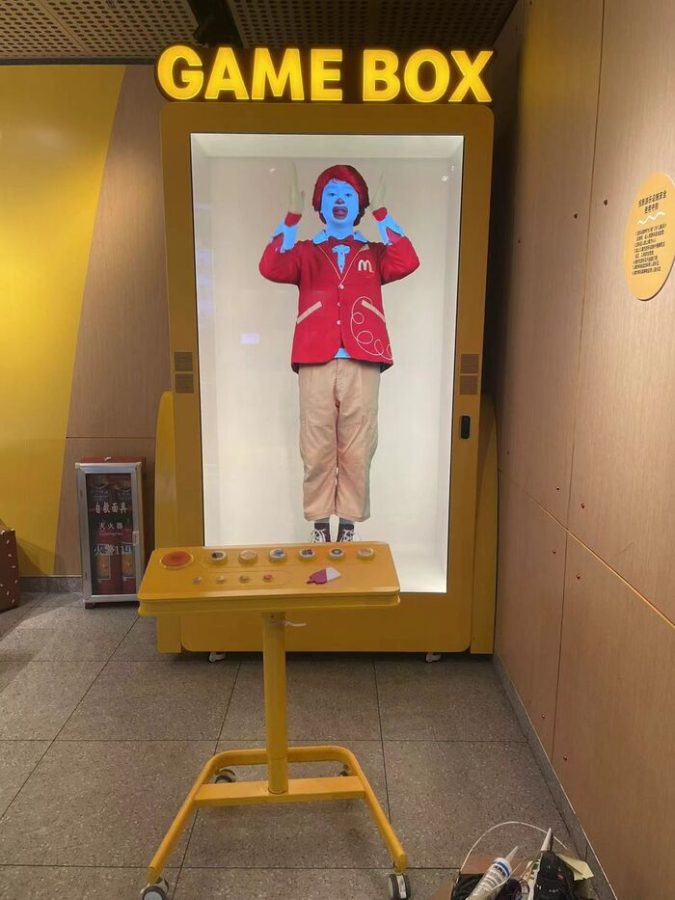 Présentation visuelle en hologramme