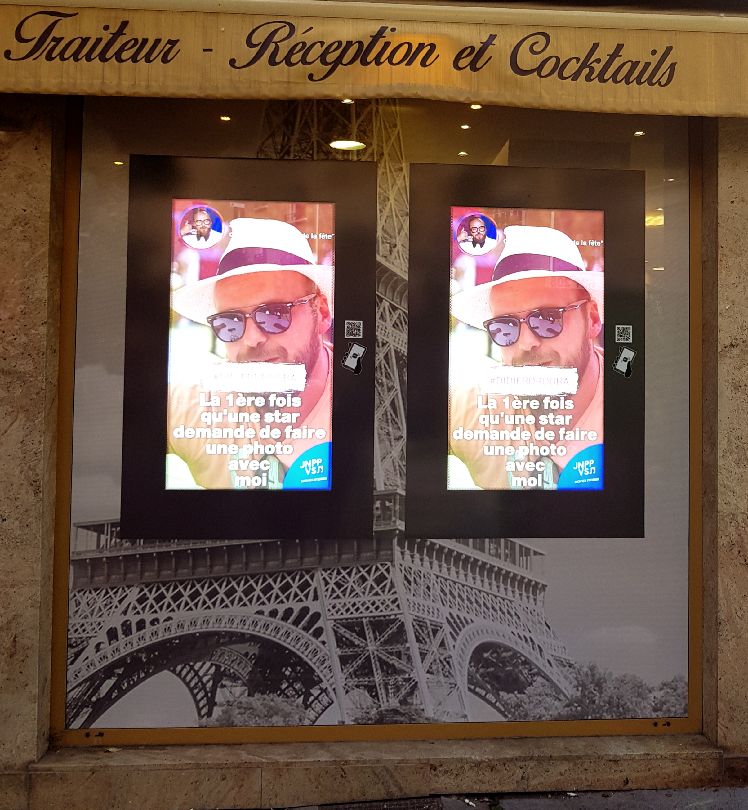 ecran vitrine patisserie