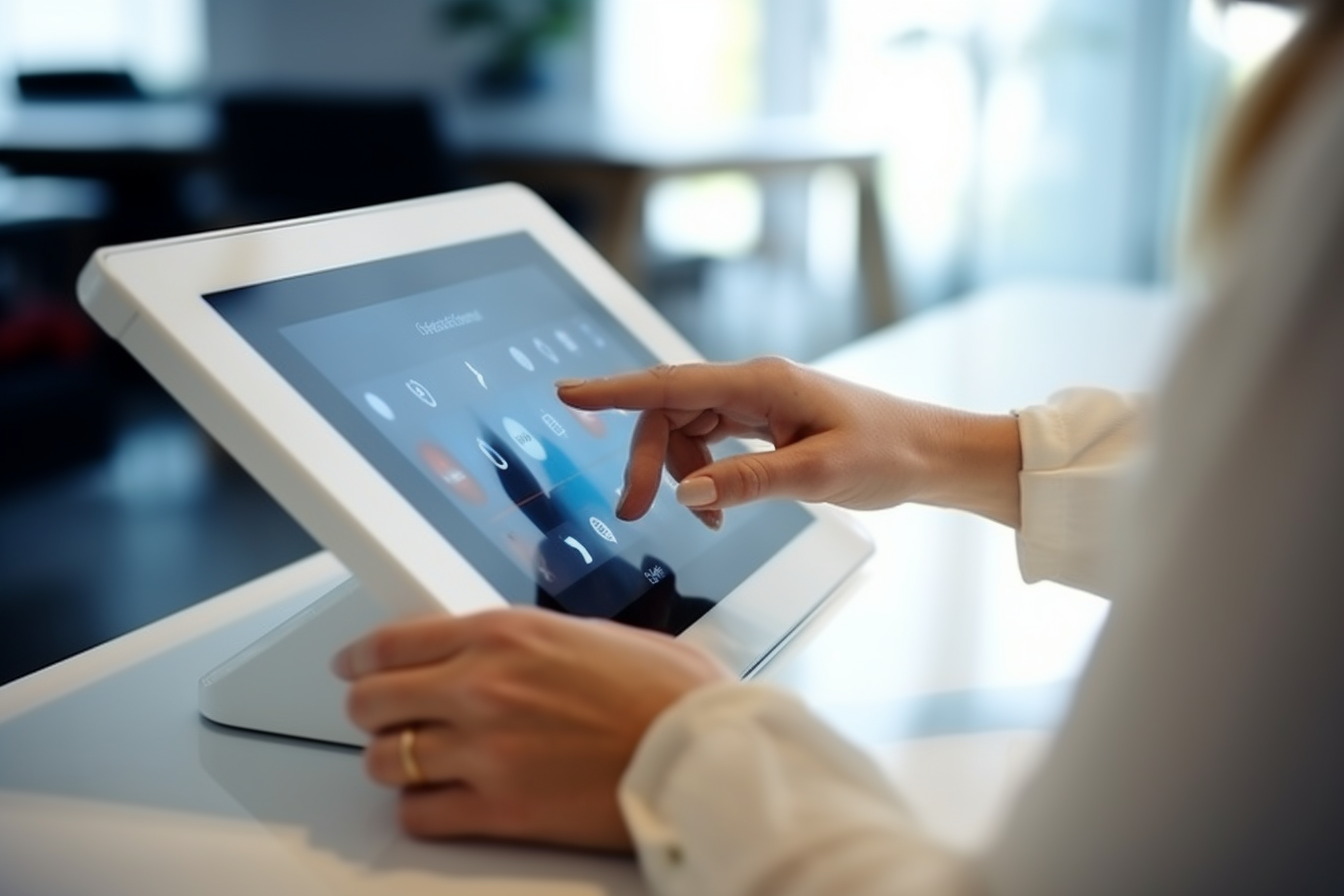 ___unrecognizable_woman_using_smart_home_device_photo_realistic_1cd594aa-8b2a-47ce-ae88-b8f74a2e40fb unrecognizable woman using smart home device photo realistic 1cd594aa 8b2a 47ce ae88 b8f74a2e40fb