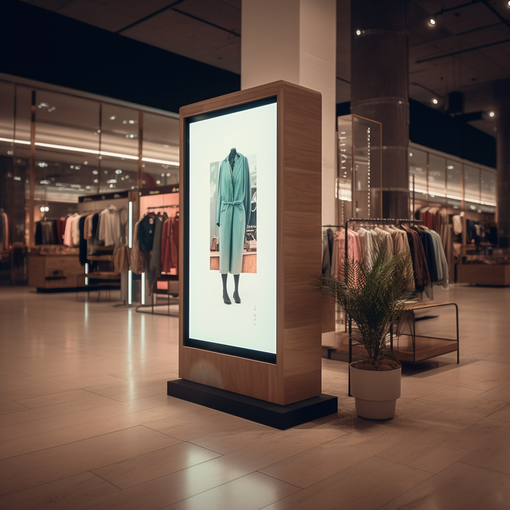 Revendeurs 20 Sof vertical tv post cloths display mall d59708a8 7c32 4ebd 9f4e 22e04cc5b7cc