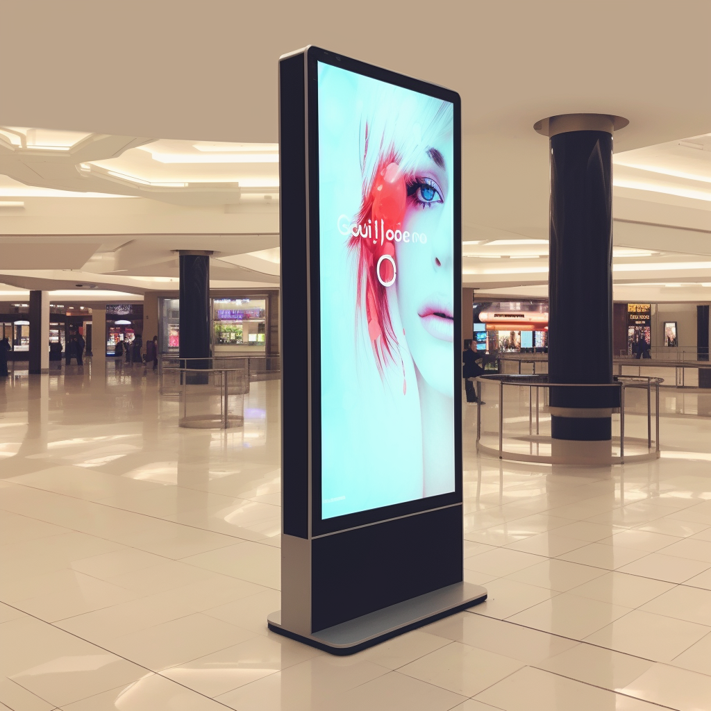 Revendeurs 31 daouda2323 photograph of a small advertising screen in a shoppi bd99e162 286f 4471 87a4 62de40af144a