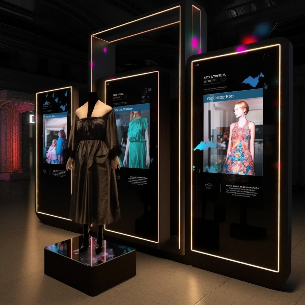 Revendeurs 21 hani ai prompt booth for fashion week with touch screen display 586f3b78 33e2 467d ac5a 42659659c7a5
