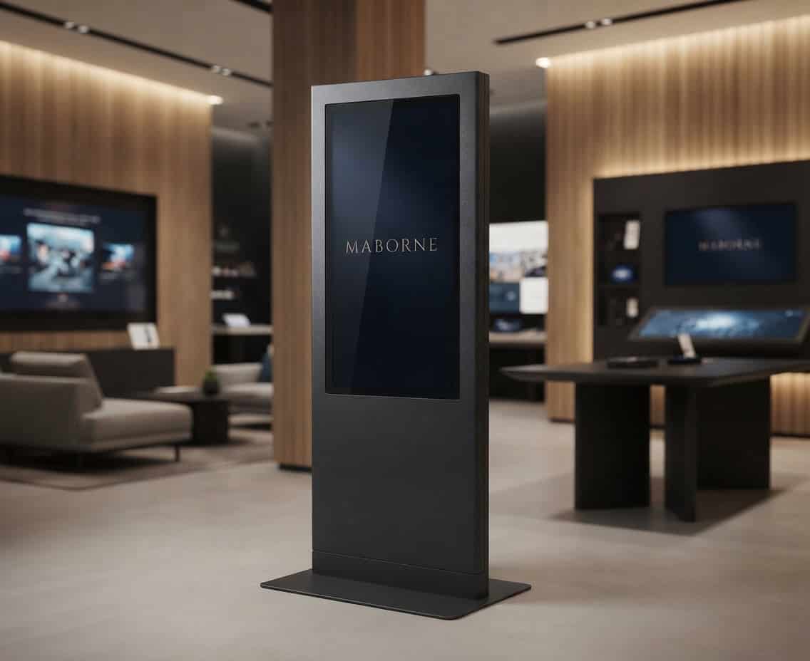 totem tactile showroom Maborne Maroc totem tactile showroom Maborne Maroc