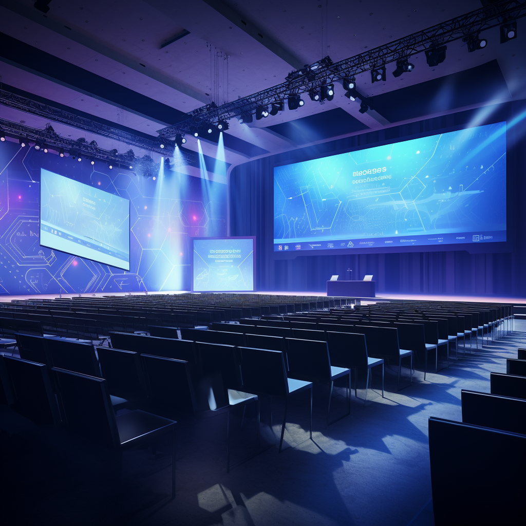 danasandman Create an image of a conference screen for me. v 5a7dc6d2 7281 4b33 ae48 045fb7a3c165