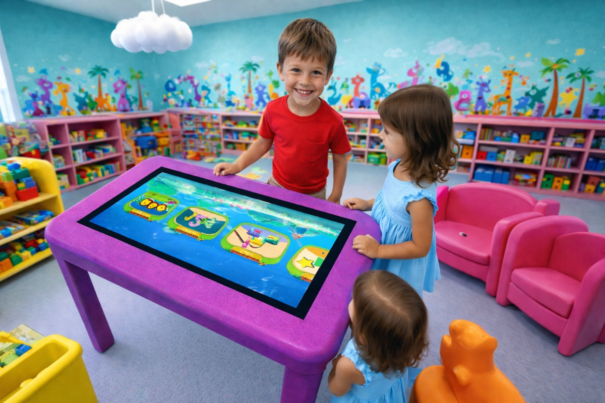table tactile jeux