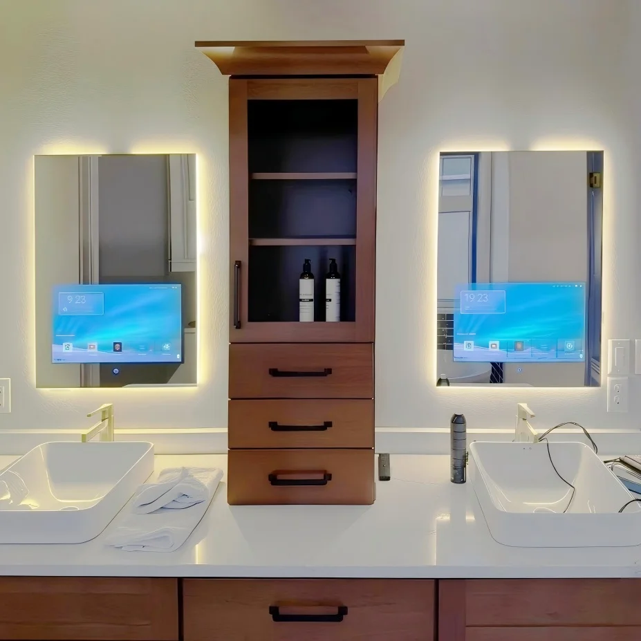 deux tv miroir