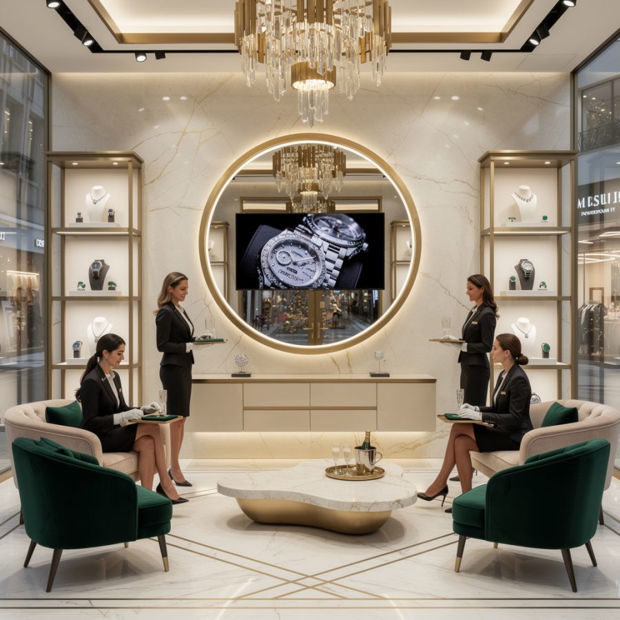 tv miroir luxury jewellery
