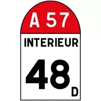 Borne de route 1 Borne E52a 2
